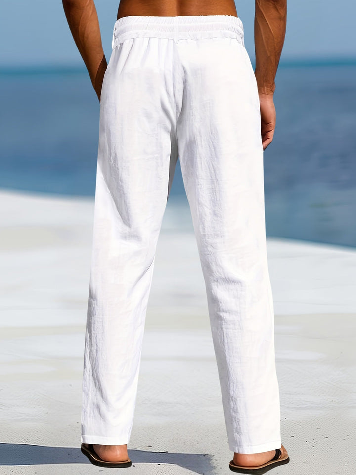 John | Casual Linen Elastic Pant
