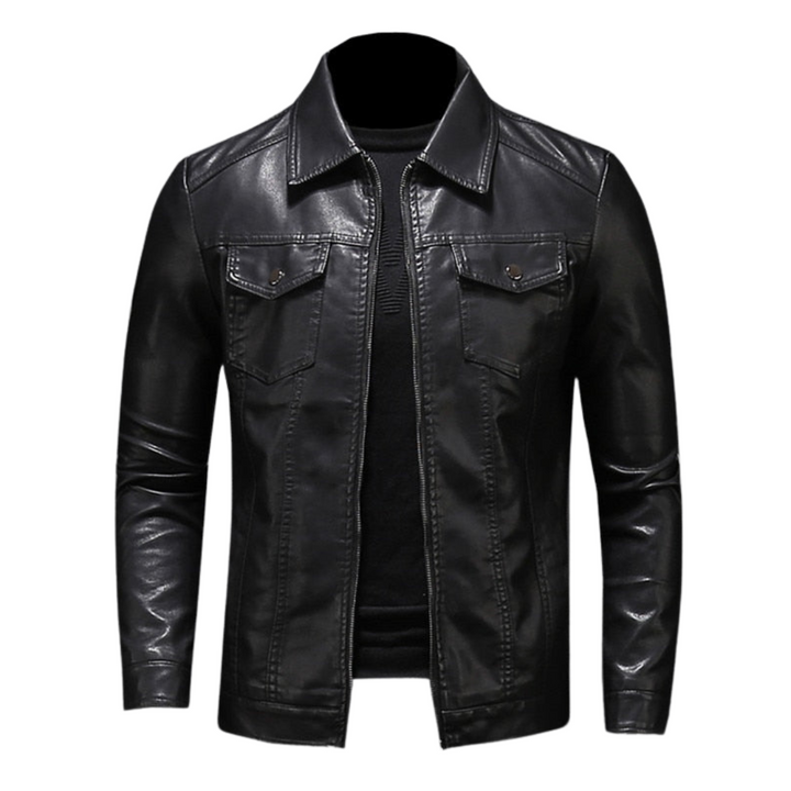Darian | Timeless Elegant Leather Jacket