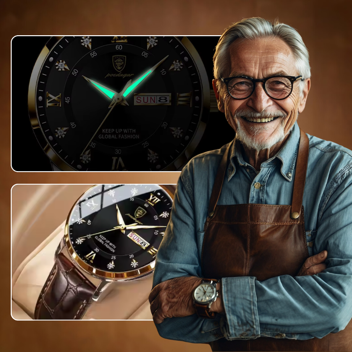 Elegant Slim Waterproof Wrist Watch