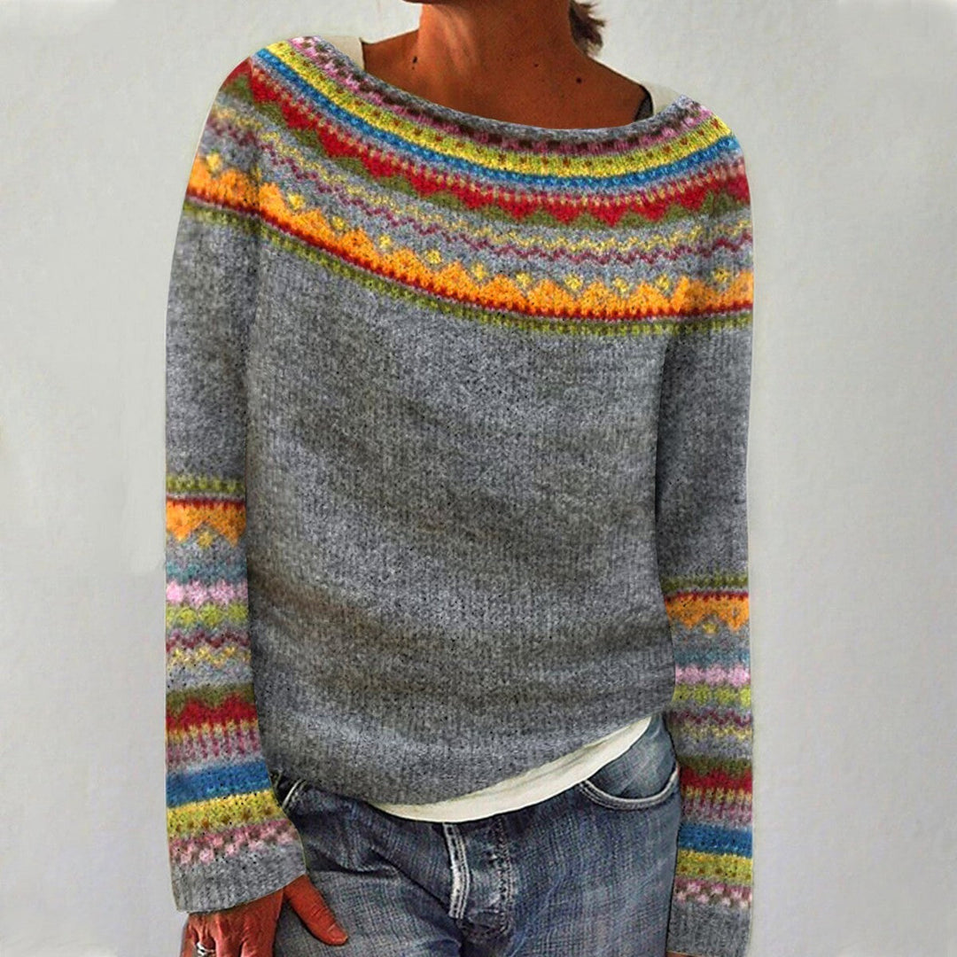 AMELIE RETRO KNITTED JUMPER