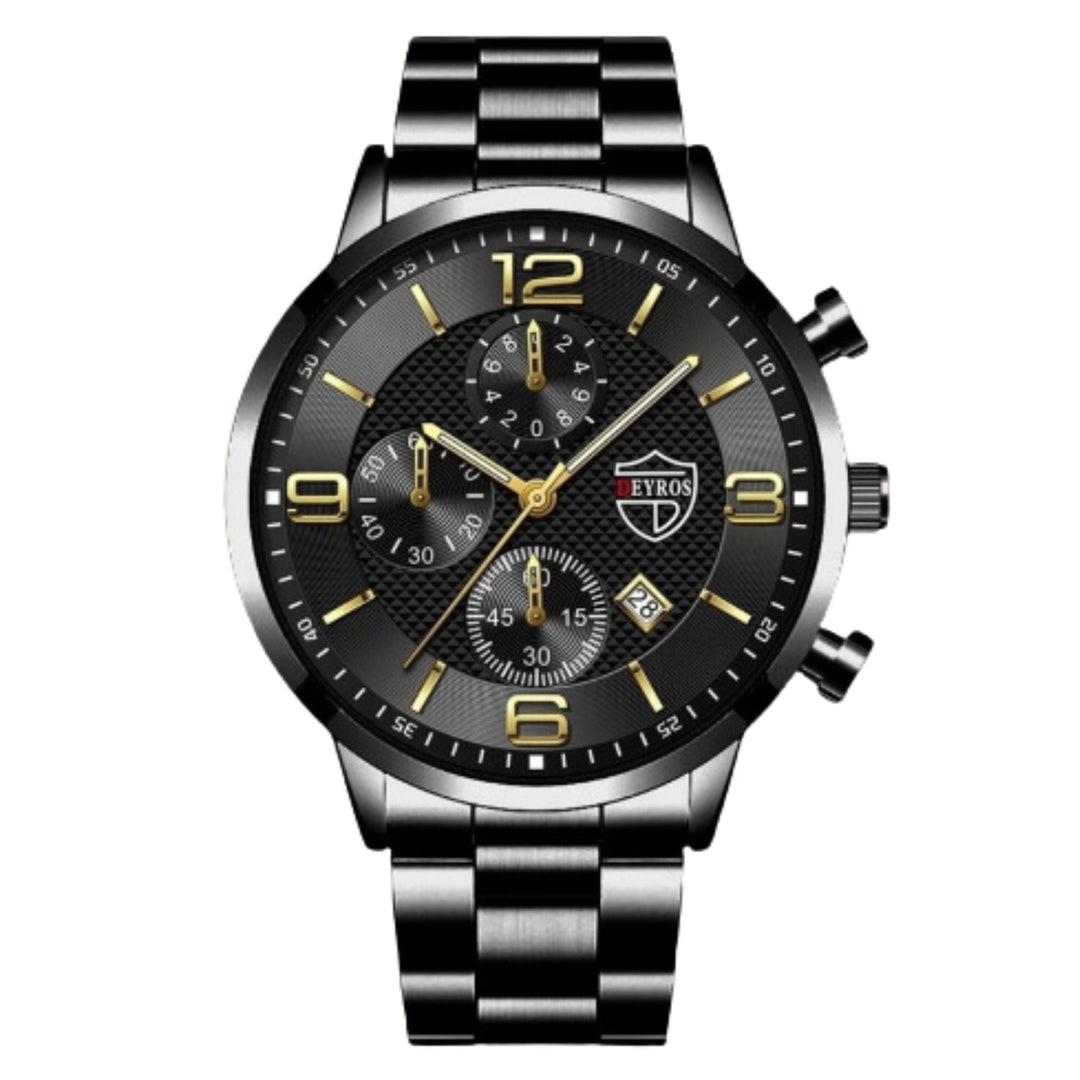 Executive Stainless Steel Wrist Watch