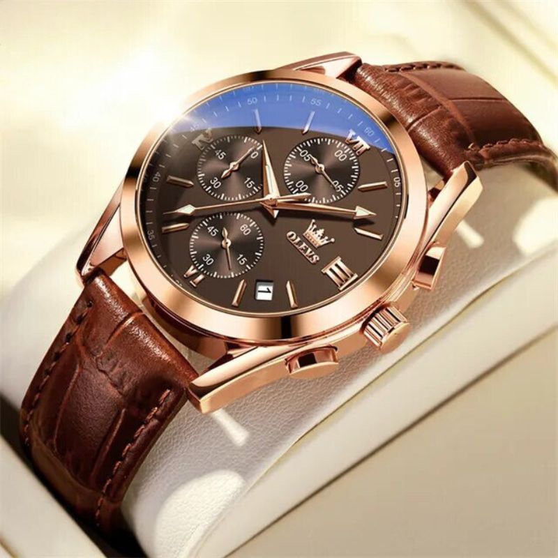 Luminous Sporty Chronograph Wrist Watch