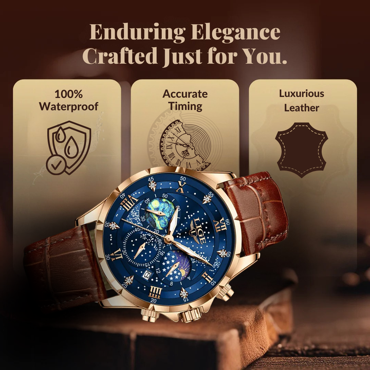 Celestial Chronograph Wrist Watch