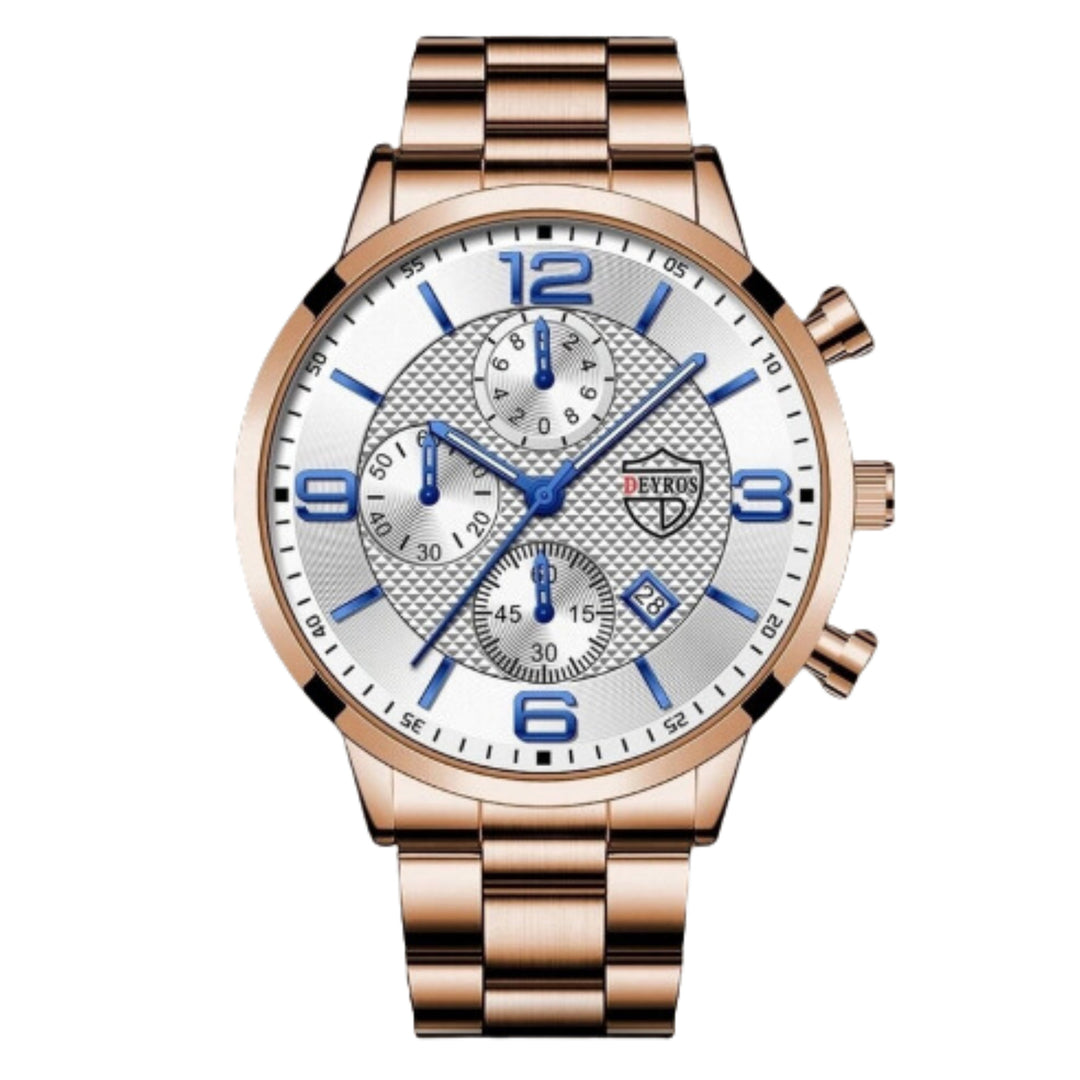 Executive Stainless Steel Wrist Watch