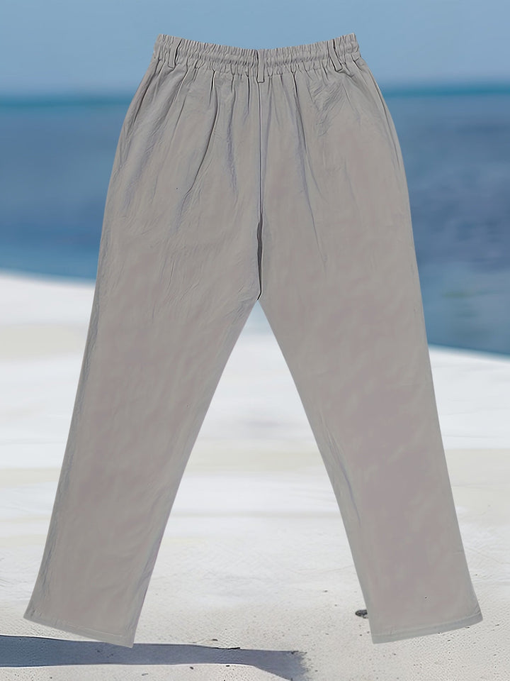 John | Casual Linen Elastic Pant