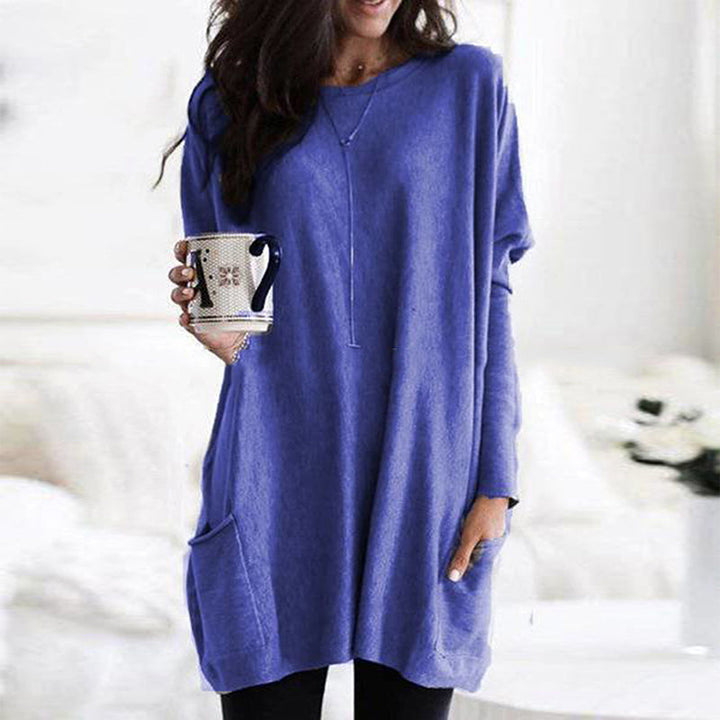 Maree Oversized round neck jumper for women