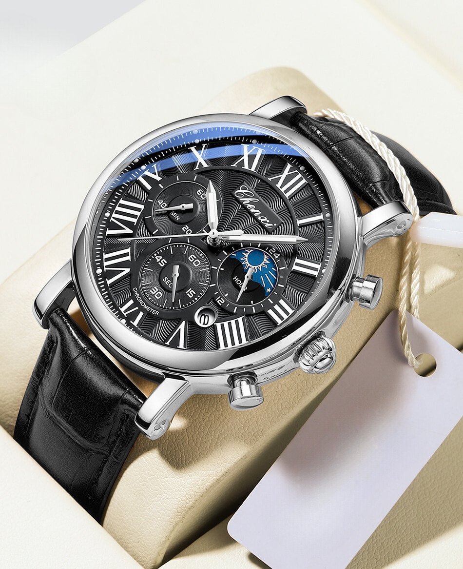 Slim Luxury Multifunctional Wrist Watch