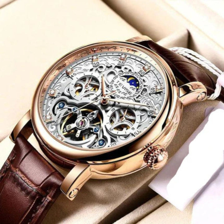 Skeleton Mechanical Automatic Watch