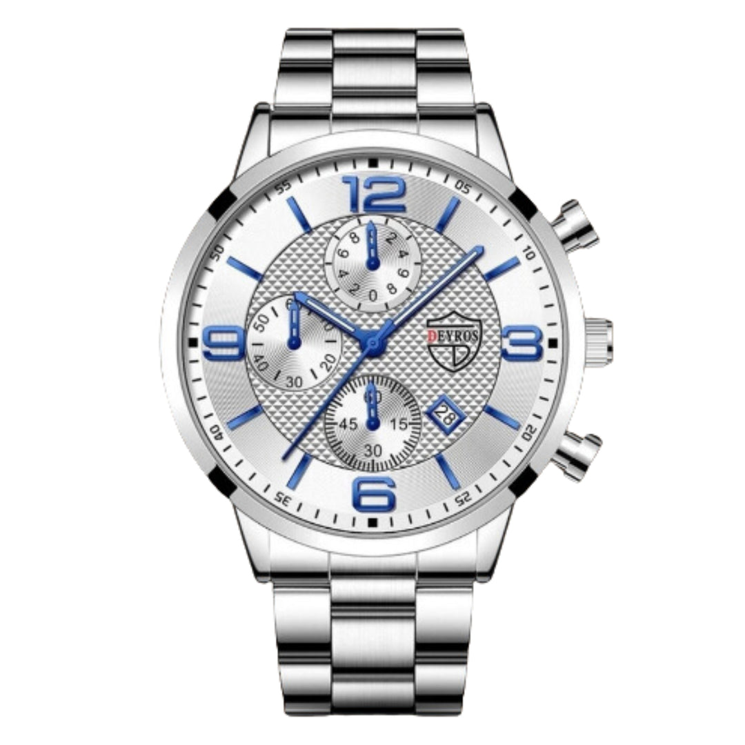 Executive Stainless Steel Wrist Watch