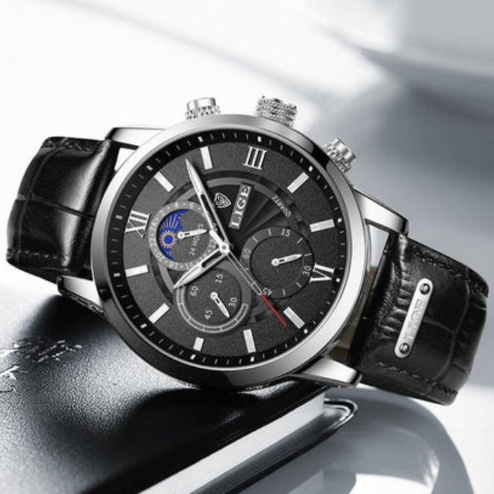 Moon Phase Sports Watch