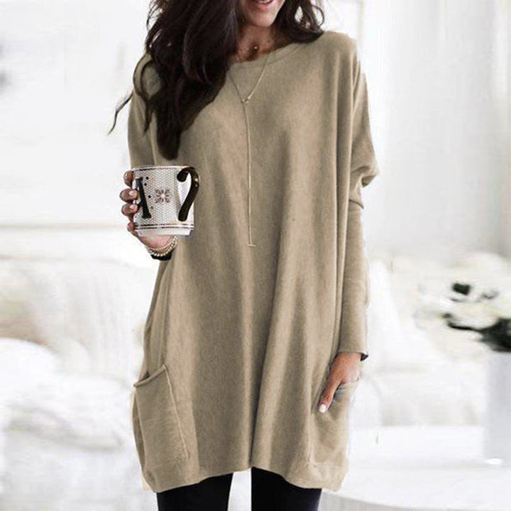 Maree Oversized round neck jumper for women