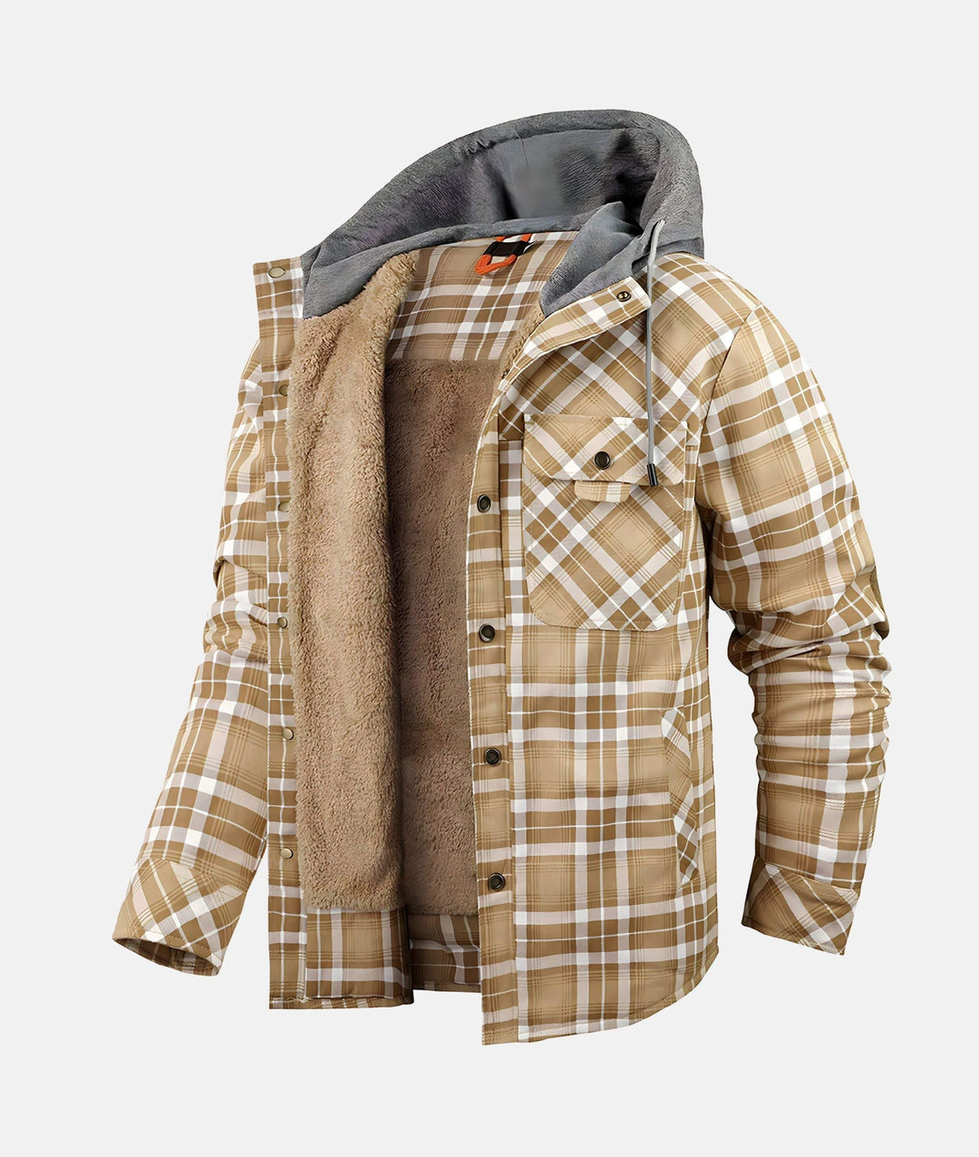 Rick - Checkered flannel jacket for men