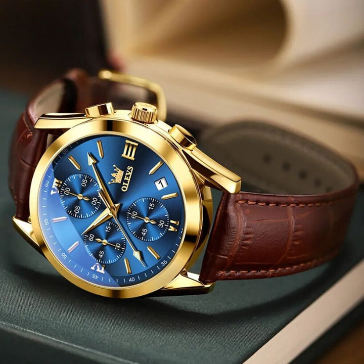 Luminous Sporty Chronograph Wrist Watch