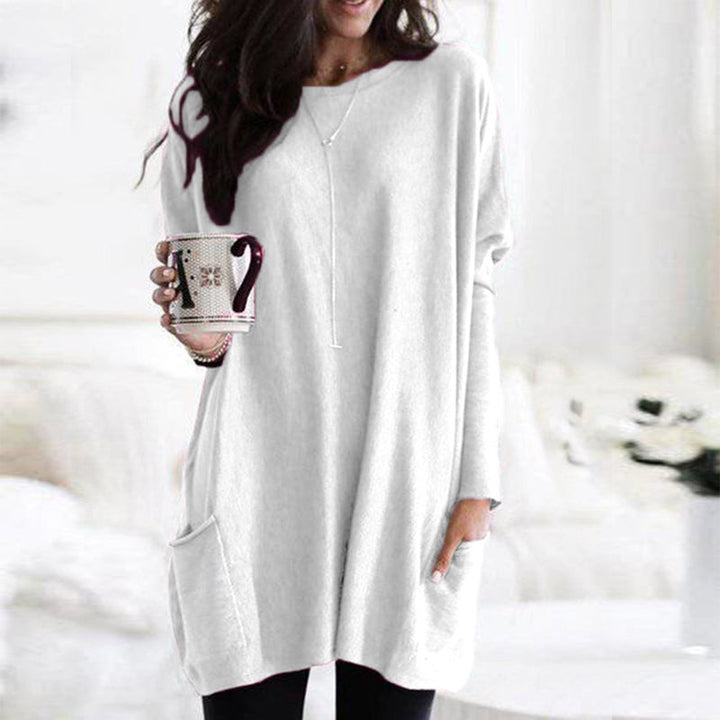 Maree Oversized round neck jumper for women