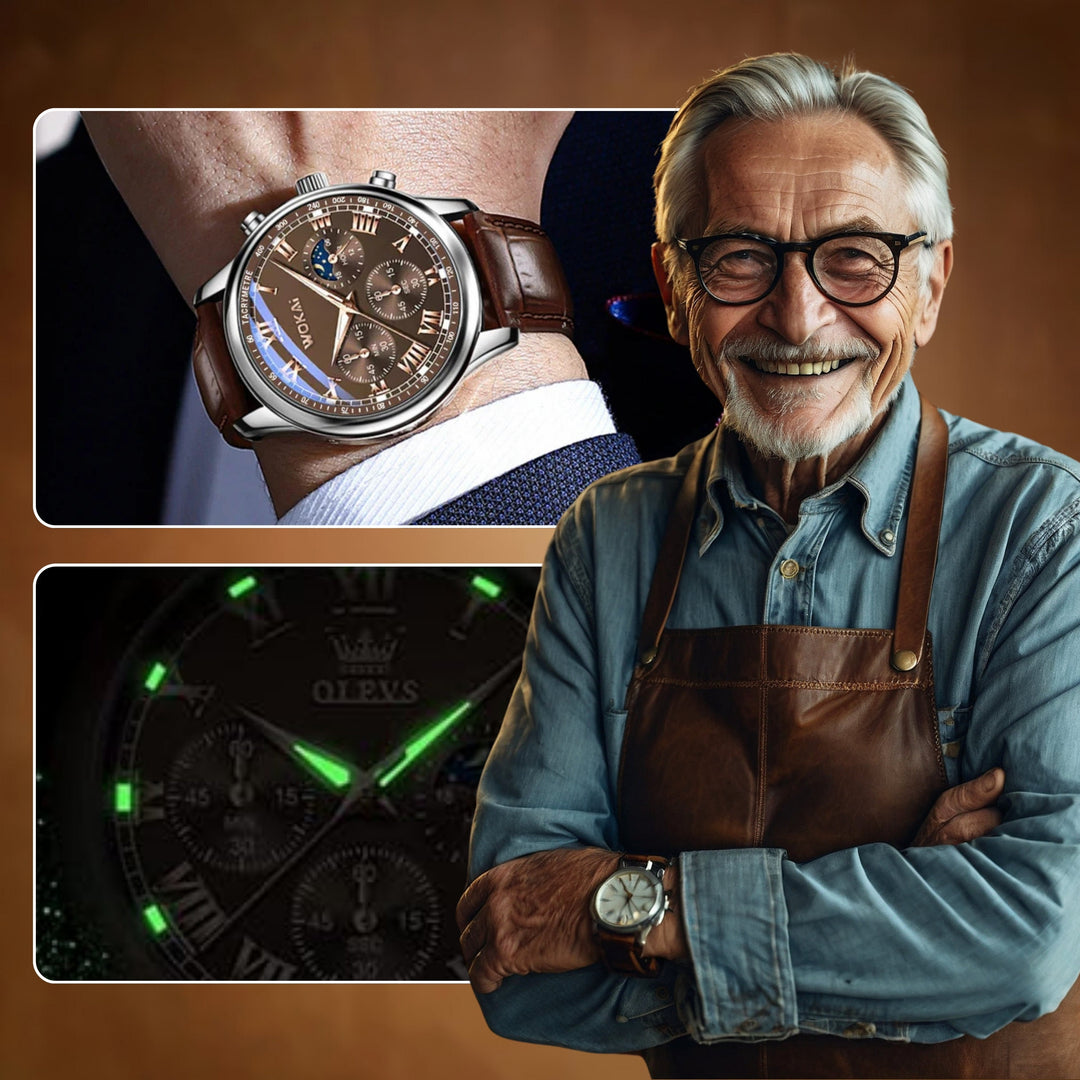 Aesthetic Bold Military Inspired Wrist Watch