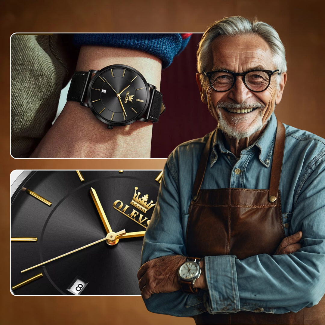 Ultra Thin Minimalist Wrist Watch