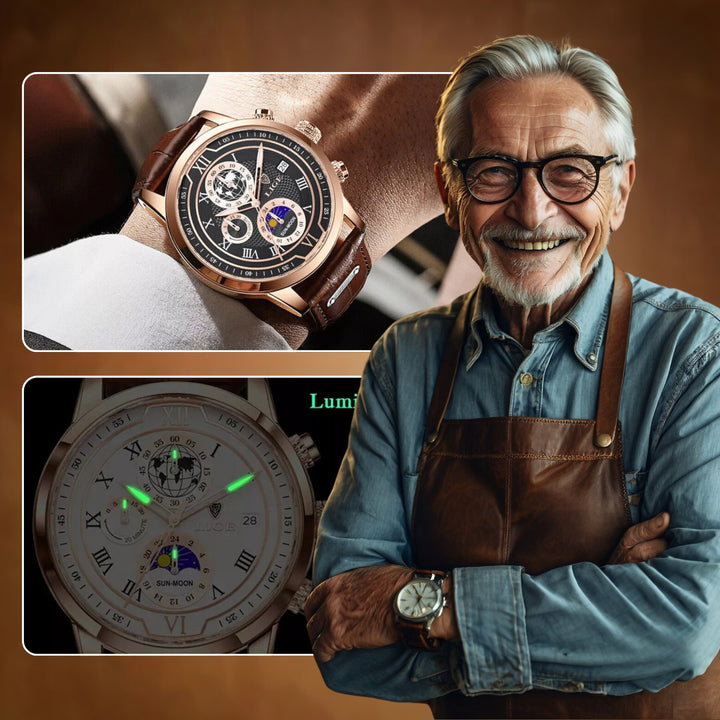 Luminescent Chronograph Wrist Watch