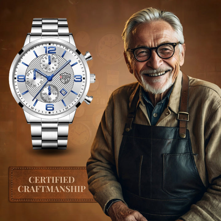 Executive Stainless Steel Wrist Watch