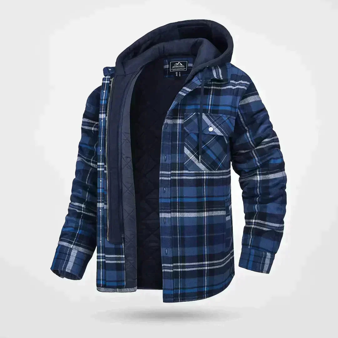 Brooks™ | Hooded Button-Down Jacket