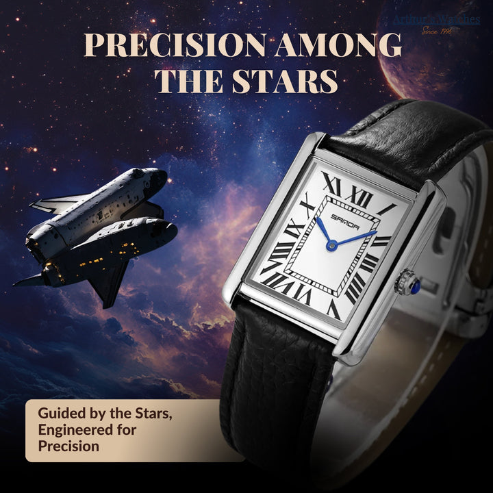 Square Dial For Couples Wrist Watch