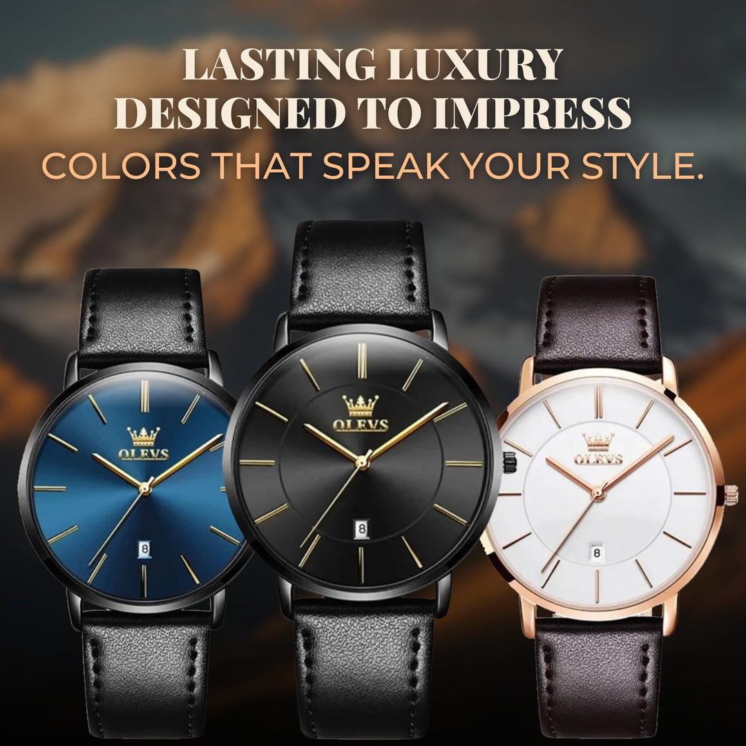 Ultra Thin Minimalist Wrist Watch