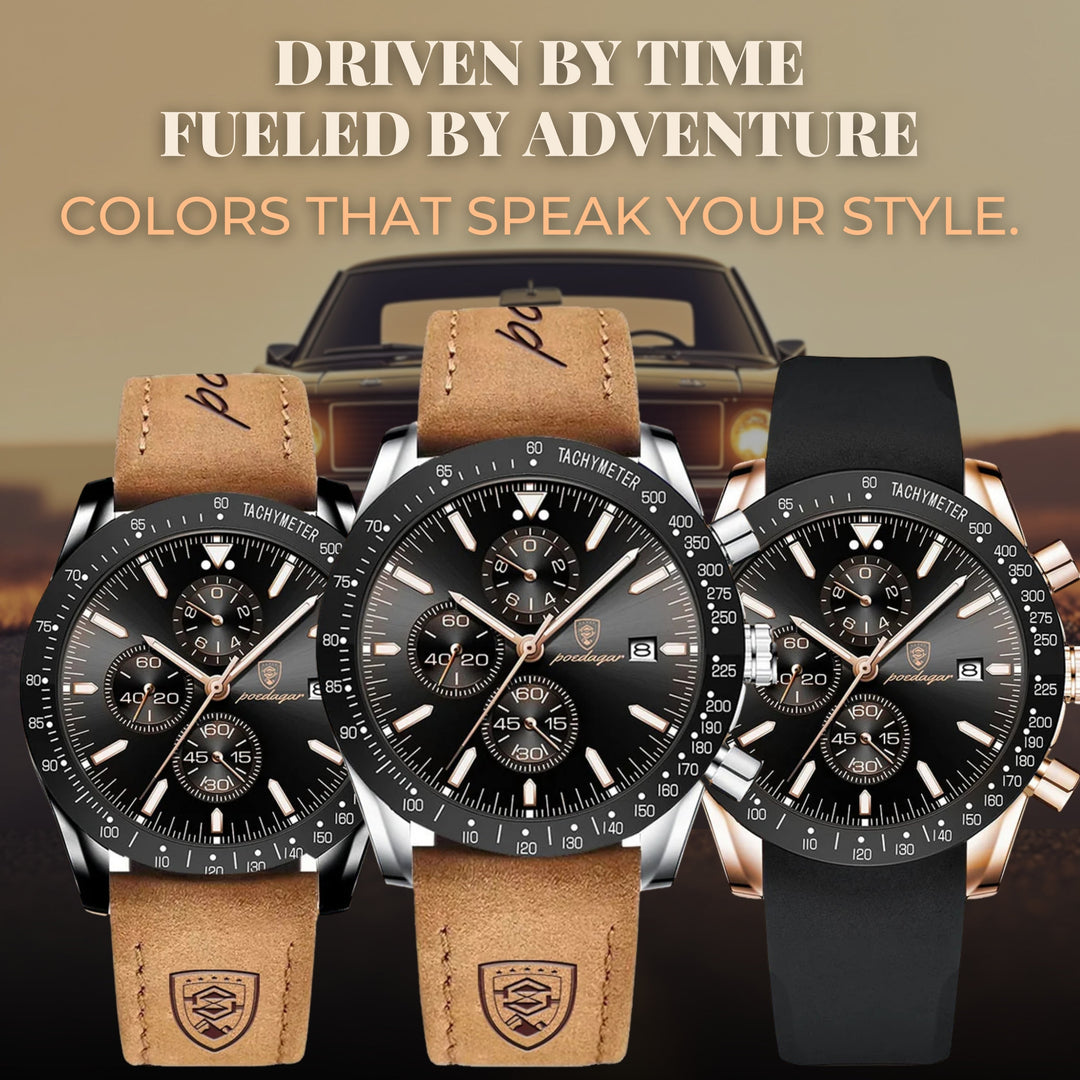 Premium Sleek Chronograph Wrist Watch