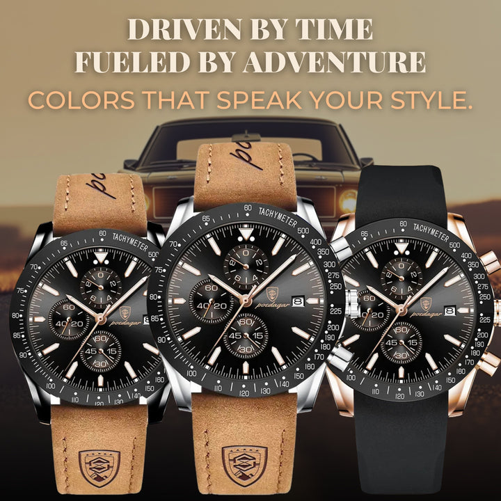 Premium Sleek Chronograph Wrist Watch