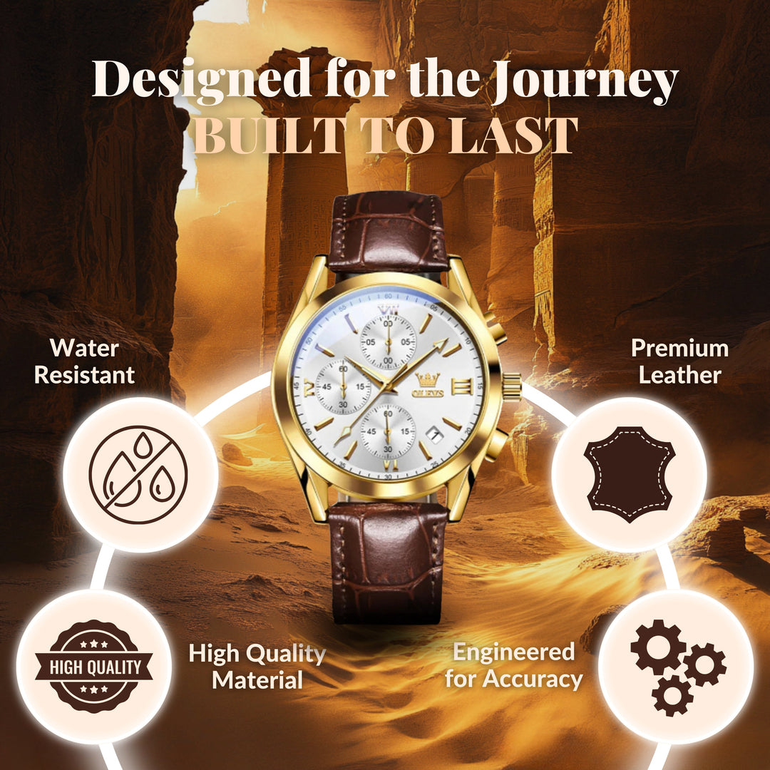 Luminous Sporty Chronograph Wrist Watch