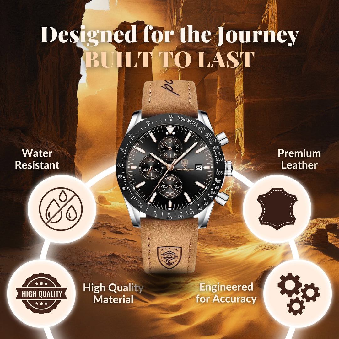 Premium Sleek Chronograph Wrist Watch