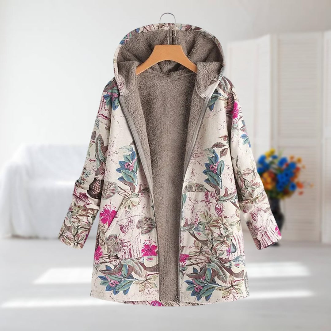 Loretta | Warm Coat with Fleece Lining