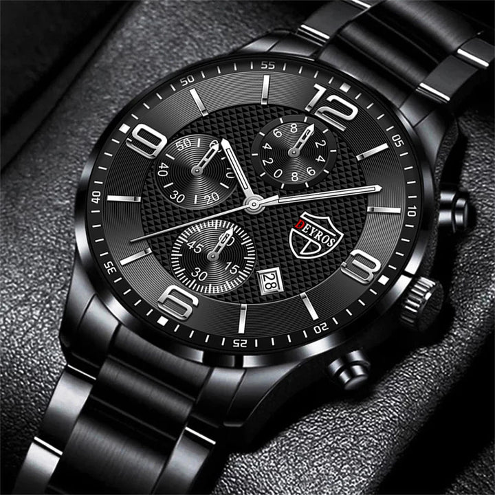 Executive Stainless Steel Wrist Watch