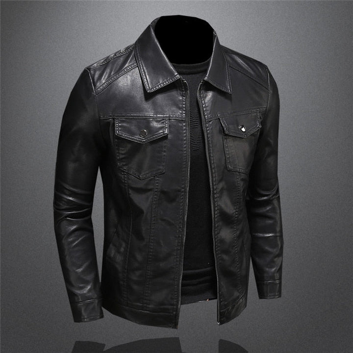 Darian | Timeless Elegant Leather Jacket