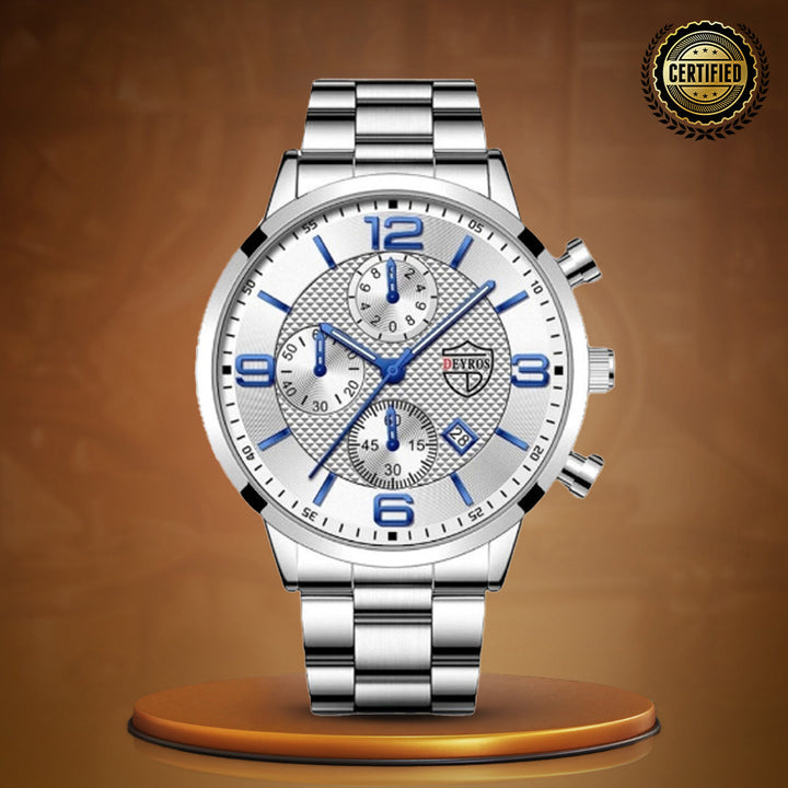 Executive Stainless Steel Wrist Watch