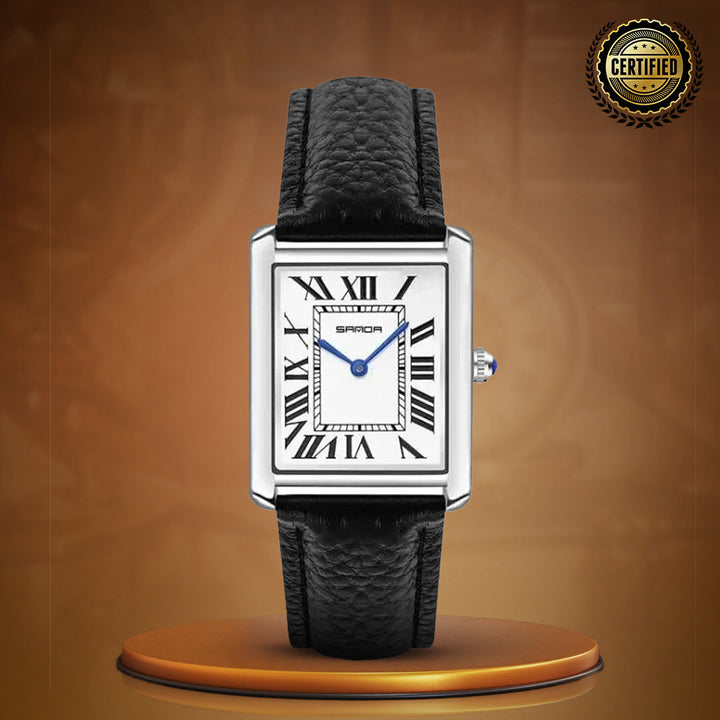 Square Dial For Couples Wrist Watch