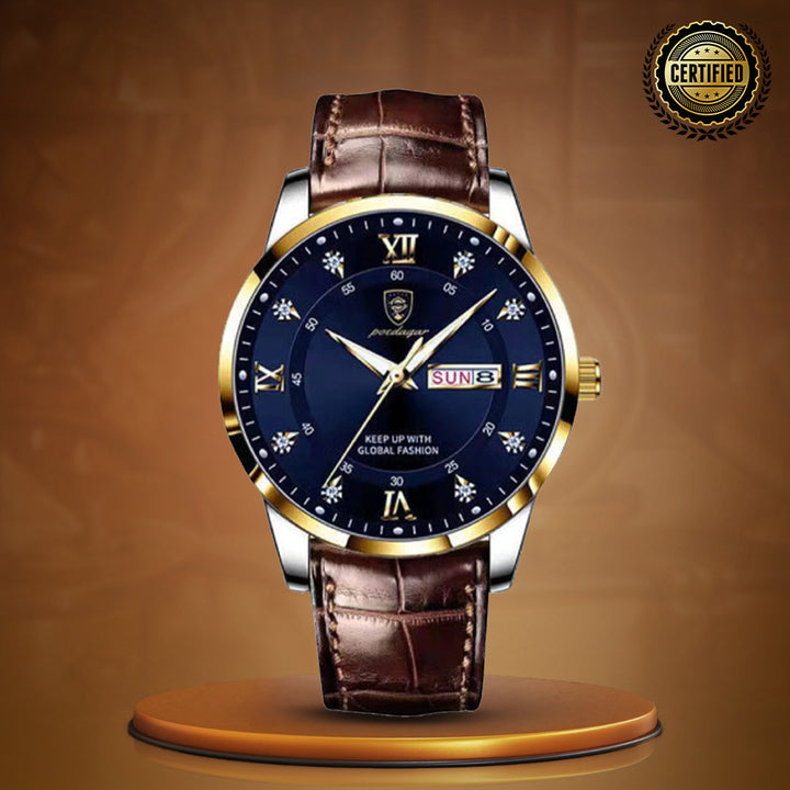 Elegant Slim Waterproof Wrist Watch
