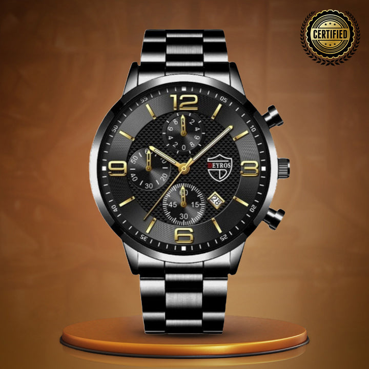 Executive Stainless Steel Wrist Watch