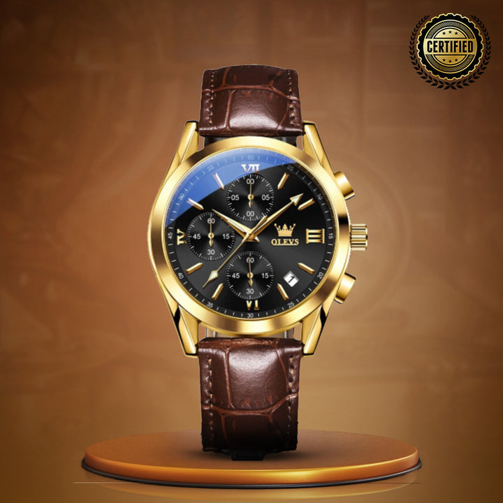 Luminous Sporty Chronograph Wrist Watch