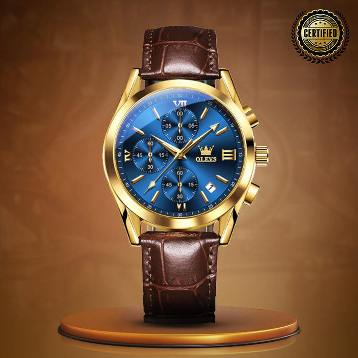 Luminous Sporty Chronograph Wrist Watch