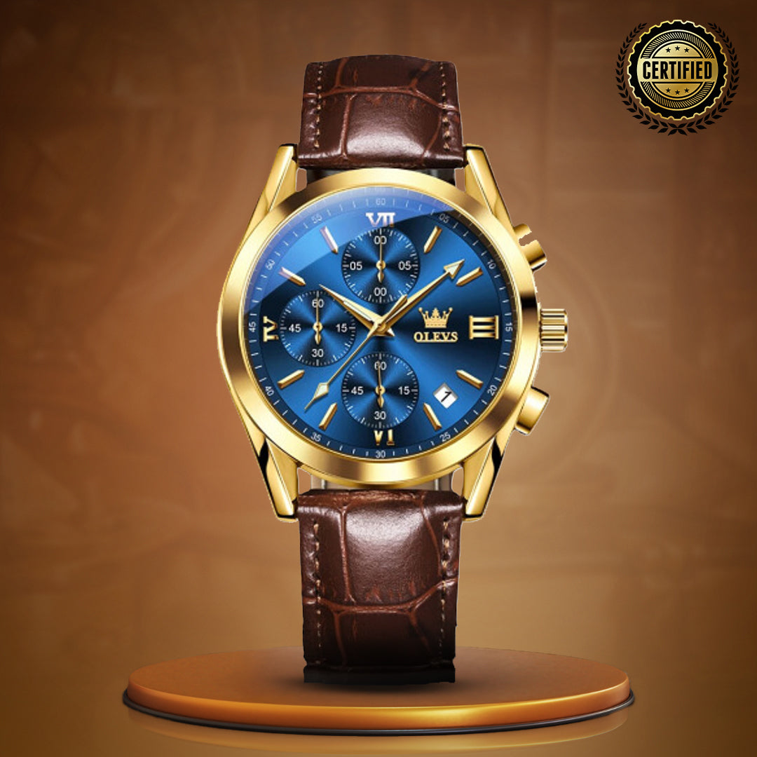 Luminous Sporty Chronograph Wrist Watch
