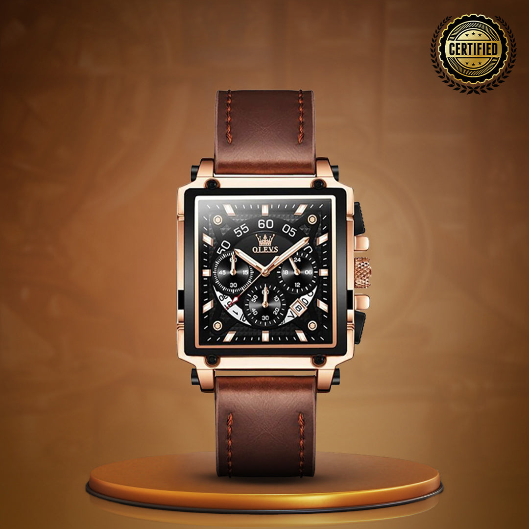 Square Dial Wrist Watch