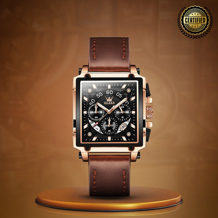 Square Dial Wrist Watch