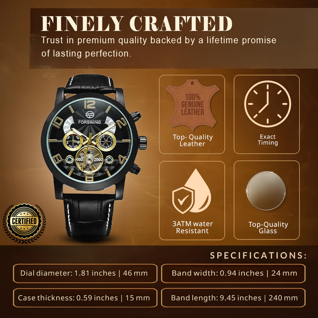 Classic Tourbillion Automatic Wrist Watch
