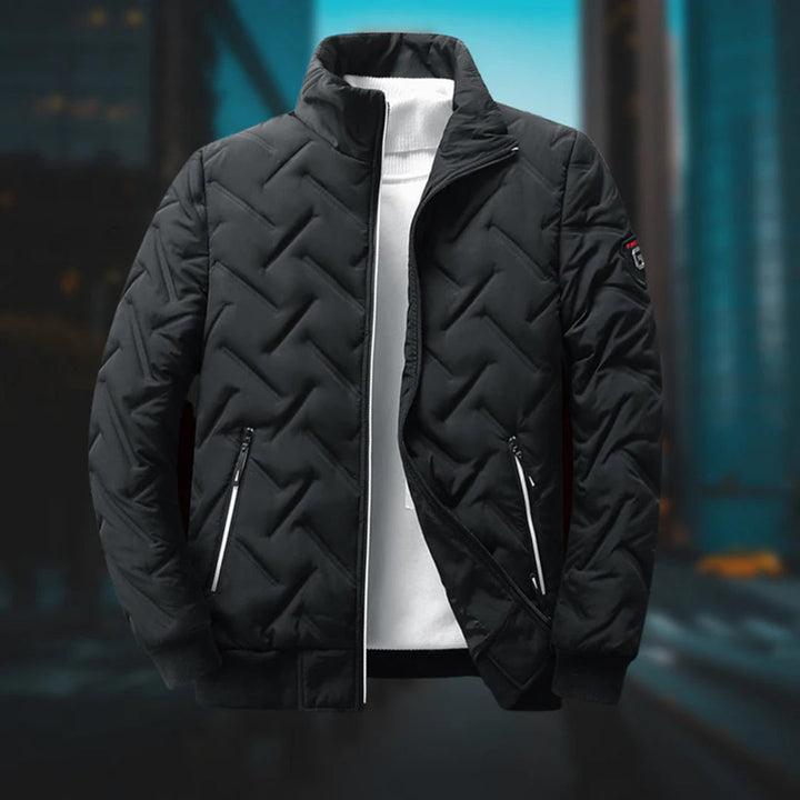 Klayton - quilted jacket with high collar