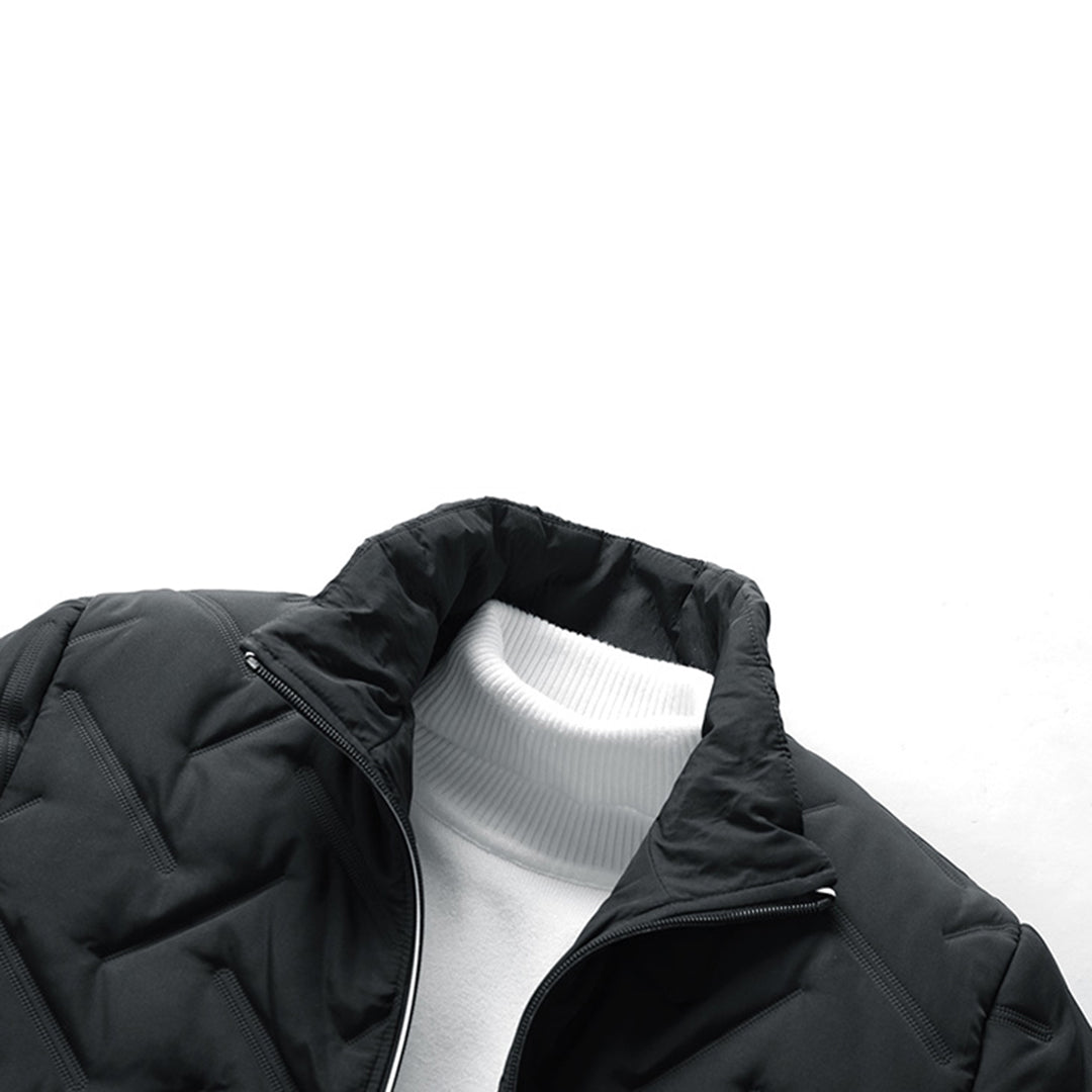 Klayton - quilted jacket with high collar