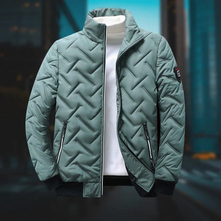 Klayton - quilted jacket with high collar