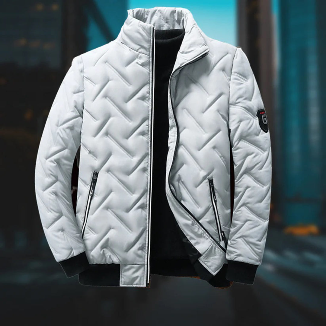 Klayton - quilted jacket with high collar