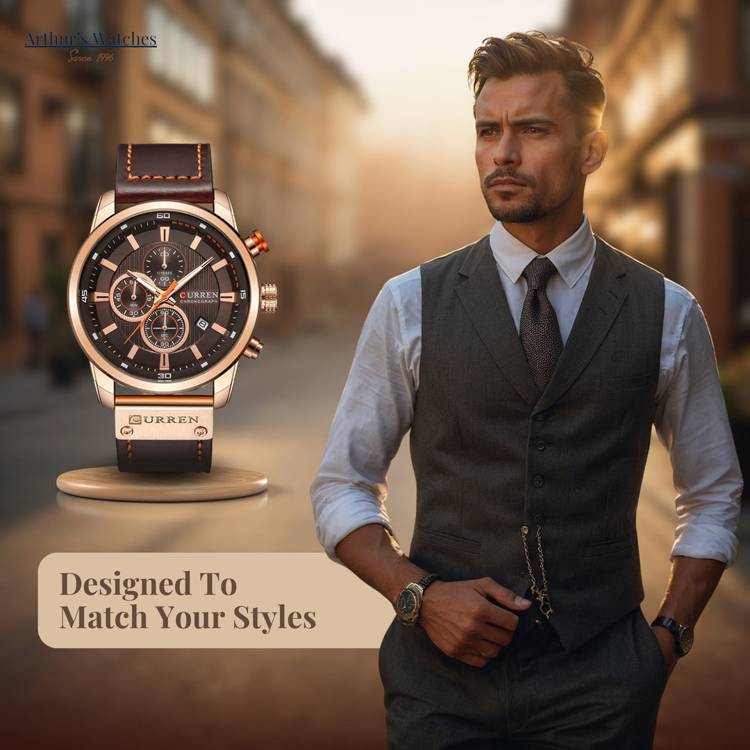 Elegant Quartz Wrist Watch