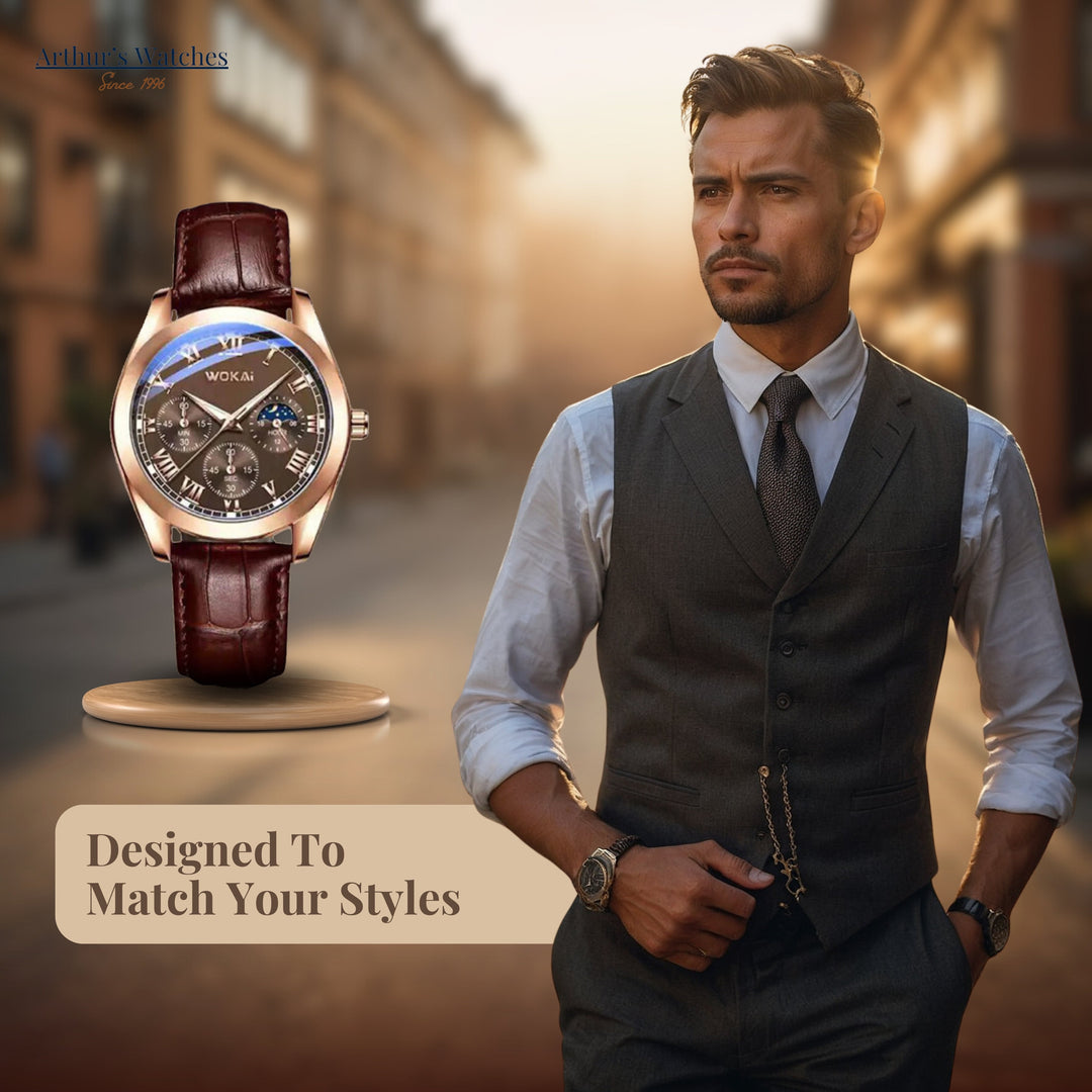 Aesthetic Bold Military Inspired Wrist Watch