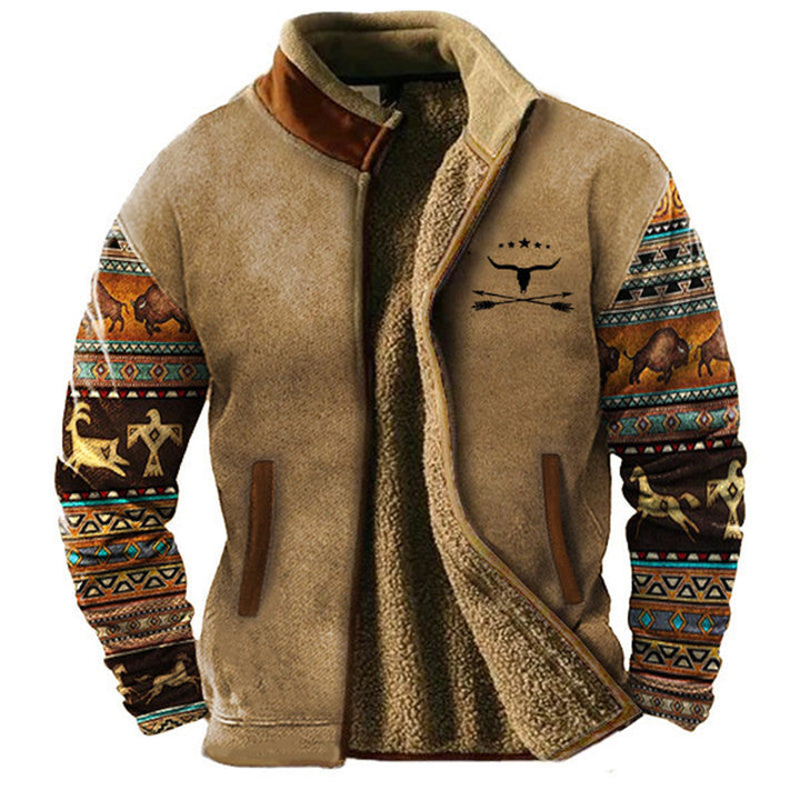 Savrani™ | Men's casual fleece jacket