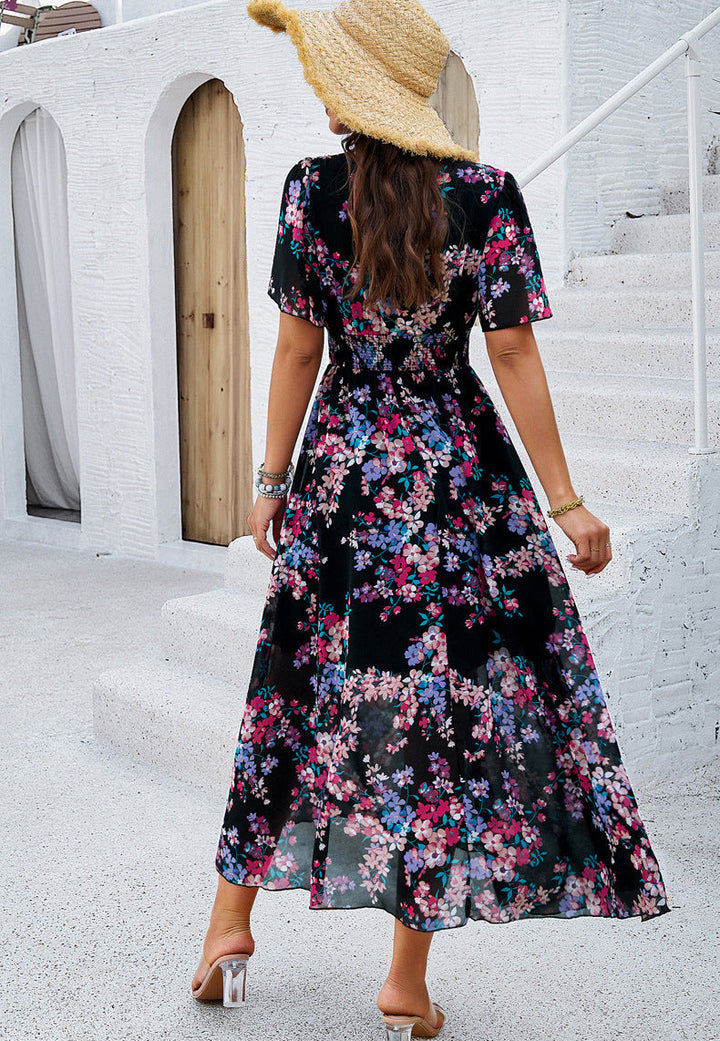 Myla | Floral Tummy-Covering Flattering Dress